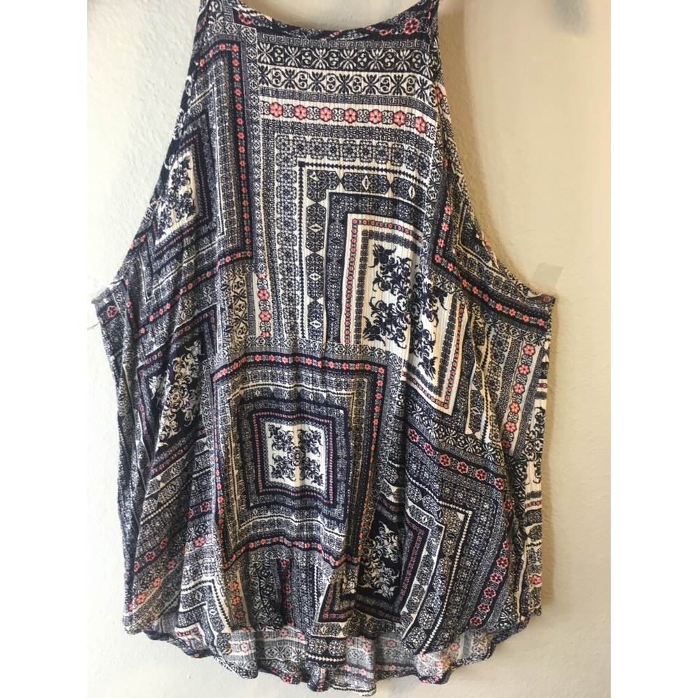 Tied halter top